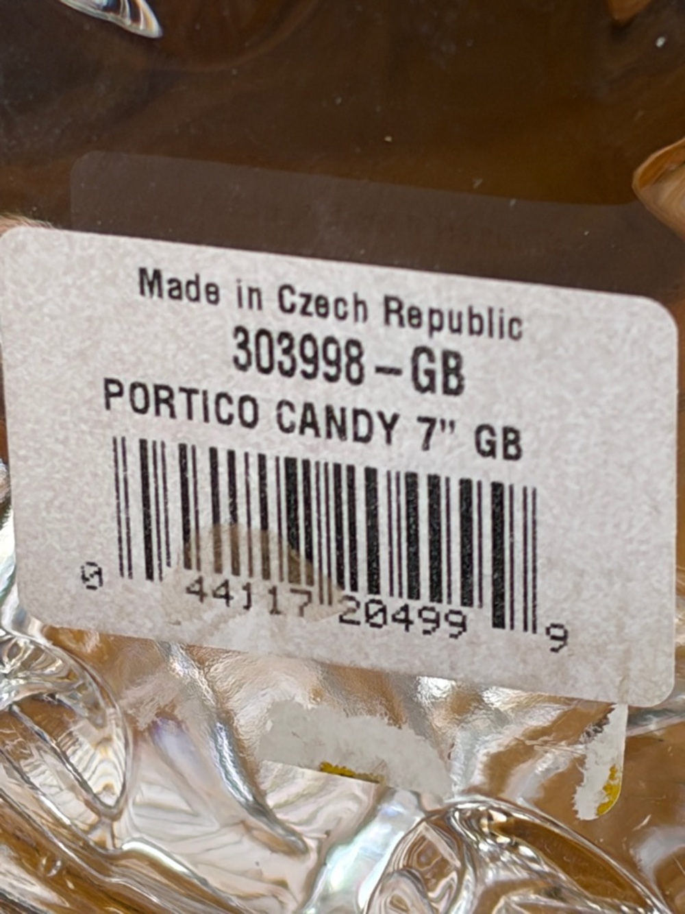 Fifth Avenue Crystal Portico Candy Dish Covered 7” Czech Vanity Storage - Picture 8 of 9